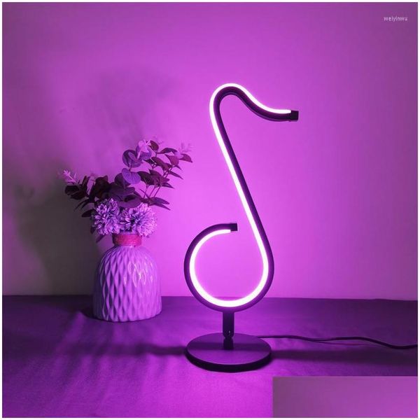 Tischlampen Die RGB Magic Lamp App Fernbedienung DIMP TV HINTERGRUND MUSIC PICKUP Computer Desktop Schlafzimmer Nacht