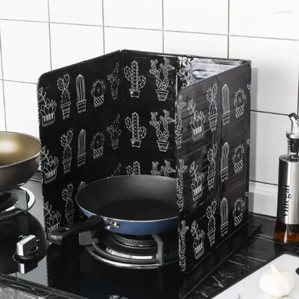 Столовые коврики 1pc Kitchen Gadgets масляные брызги экраны алюминиевая складная фольга пластина газообразной плита Splash Praining Перегородка домашнее приготовление пищи