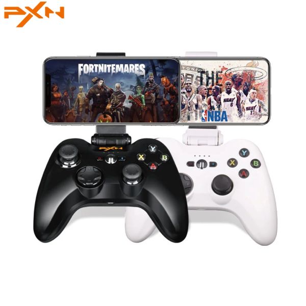 Gamepads PXN 6603 3.56 inç iPhone MFI Mobil Oyunlar İçin Kablosuz Bluetooth Oyun Denetleyicisi iOS/Apple TV/iPod/iPad için Gamepad