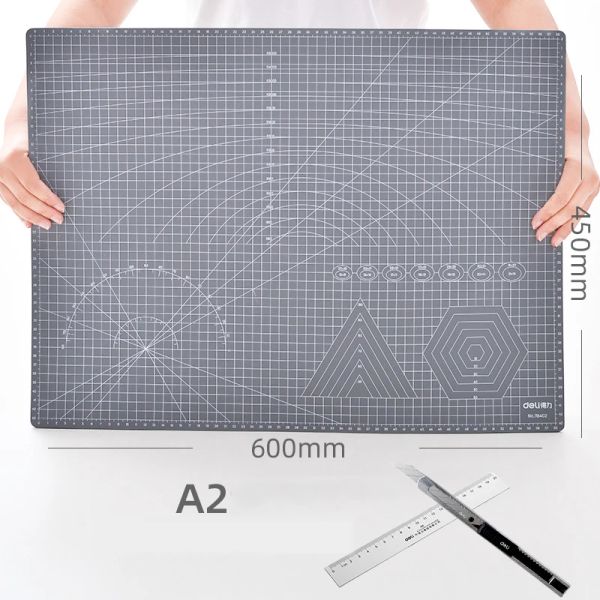 Lieferungen A2 A3 A4 Manuell Schreibprüfung Studenten Arbeiten Zeichnungskissen Doppelblatt PVC Manual Ledger Schnittpapier Schneidebad