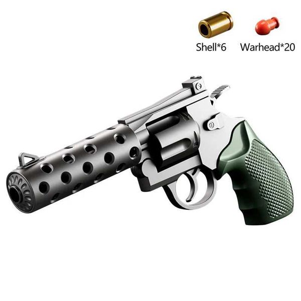 Brinquedos de armas de descompressão automática pistola de pistola deserta pistola contínua spray spray pendurado revolver brinquedo pun menino presente yq240413b3ke