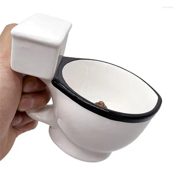 Tassen 300 ml Kapazität Kaffee Tasse Toilette Keramik Tasse Tee Milch Eis Wasser Weihnachtsgeschenke für Freunde und Kollegen