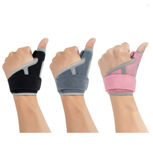 Suporte ao pulso Cinza preto preto pinça esportivo Segurança esportiva de nylon Ajuste de nylon embrulhado protetor de alívio para a mão para