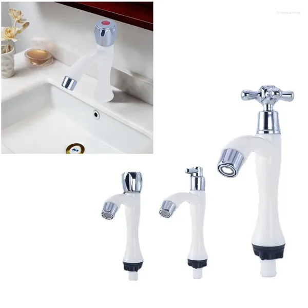 Rubinetti del lavandino del bagno rubinetto del bacino di plastica singolo tap d'acqua fredda a rubinetto per rubinetti per la toilette da cucina Accessori hardware