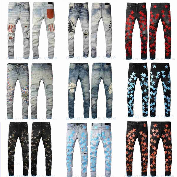 Men Jeans Jeans Mulheres Mulheres de Jeans de Jeans preta Black Vintage Troushers Womans Rouses Streetwear Zip Luxury Grey Ripped Jean Star Plus Size 28 30 3onn C RF16