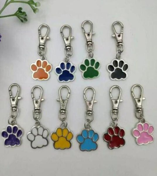 Stampe con orso gatto a gatto di smalto di colore a colori misti per la chiusura a aragosta rotanti tasti della catena della catena per sacchetti portachiavi che producono WJL40053696200