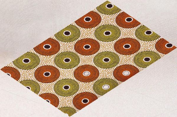 2021 ANKARA African African Polyester Wax Tessuto Binta Real Cera Real di alta qualità 6 Yardpiece Tessuto africano per abito da festa PL5367799047