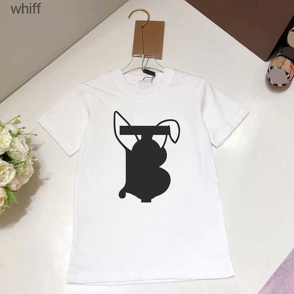 T-Shirts Kids Designer Kleidung Jungen Sommer T-Shirt Kleinkind Luxuty Kleidung Mädchen süße Kurzärml-B-Designer-Hemden für Kinder Kinder C240413