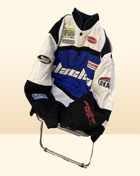 Jaquetas de jaquetas masculinas Retro Racing Jacket For Men High Street Motorcycle Tactical 2022 Mulheres da primavera Manking Combining Baseball Coat9362804