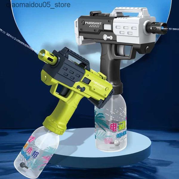 Песчаная игра с водой Fun Gun Toys Electric для детей Squirt Blaster Guns Toy Summer Play Bool Beach Bightoor Fighting Giftsl2403 Q240413