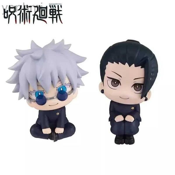 Anime manga 2pcs anime jujutsu kaisen figür PVC heykel Suguru geto gojo Satoru Kosen Ver. 11 cm Aksiyon Figürleri Model Heykel Oyuncakları 240413