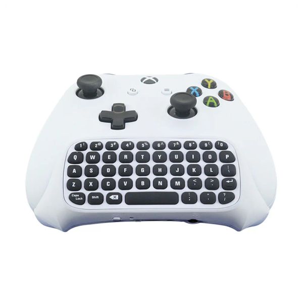 Xbox One S Chatpad Mini Oyun Klavyesi için Aksesuarlar Kablosuz Sohbet Mesajı Tuş Takımı Ses/Kulaklık Jack ile Xbox One Slim Gam
