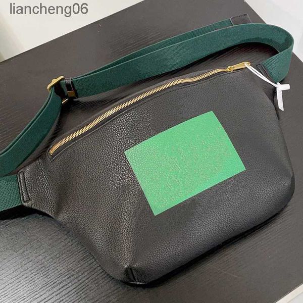 Bel çantaları moda bel çantası unisex göğüs çantası klasik mektup baskı tasarım çantası c240413