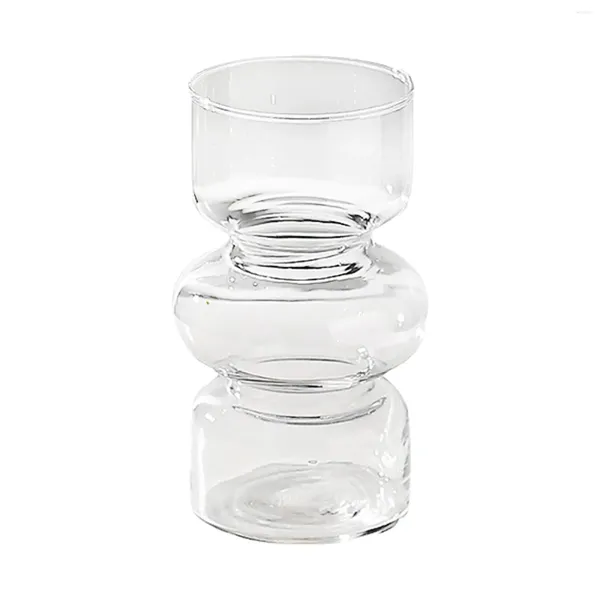 Vasen Glass Bud Vase Schrank Stylish Blumenarrangement kreative Clear Container Schreibtisch für Restaurant El Geschenkbüro Holidays