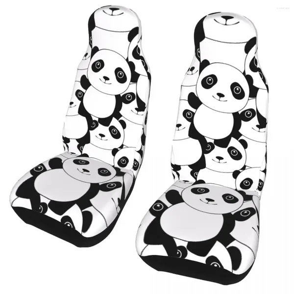 Capas de assento de carro Panda Cute animal universal capa à prova d'água para almofada SUV/capa Polyster Fishing