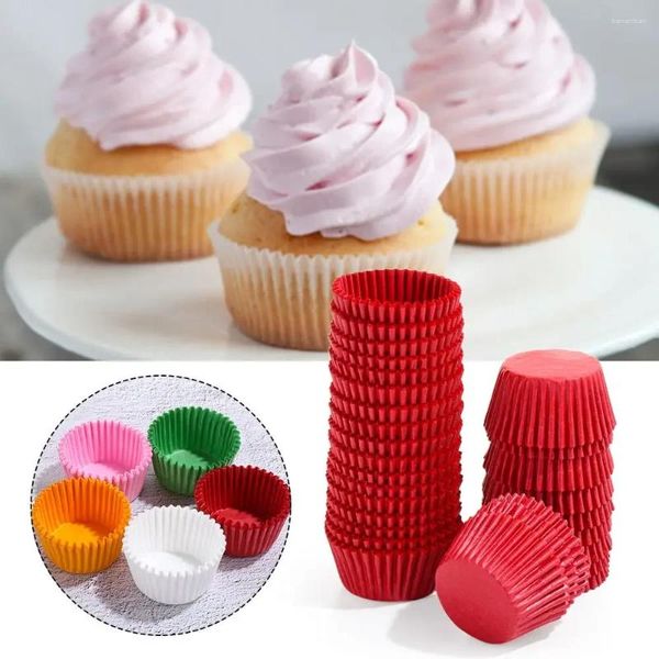 Backformen 500/1000pcs Kuchenpapierbecher Mini Cupcake Liner Muffin Box Cup Hülle Schimmelküche Küchengebäckwerkzeuge