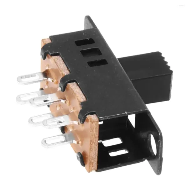 Wanduhren 10pcs Hochknopf 6 Pin 3 Position DPDT -Panel -Gleitschalter 0,5a 50 V DC