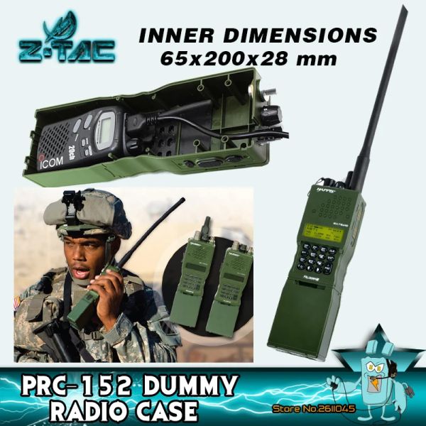 Accessoires ZTAC Military AN/ PRC152 TACTICAL FUNDER CASE Dummy Keine Funktion für Baofeng Talkie Walkie Case Radio -Fallmodell Zubehör Z020