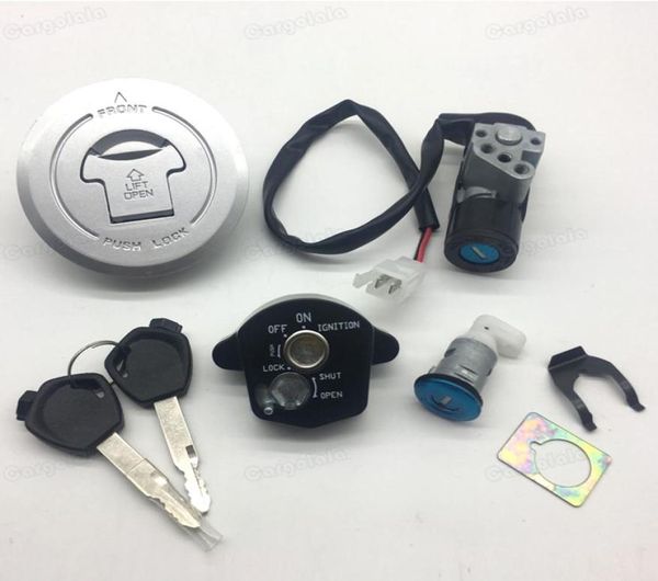 Brandneuer Zündschalter Kraftstoffgaskappe Sitz Antitheft Lock Lock -Schlüssel für Honda CBR125RRTRS 20122016 Motorradclear9887644