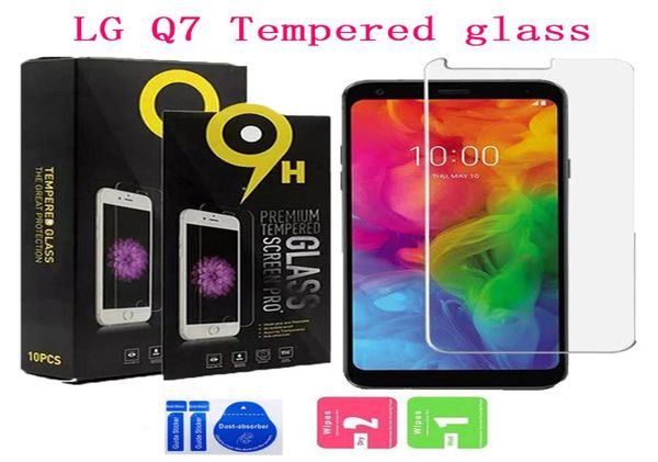 Per LG K51 Stylo 6 Aristo 5 Protezioni da schermo per iPhone 78 xr x Glass temperata massimo 033mm 25d 9H Pacchetto di carta antish.