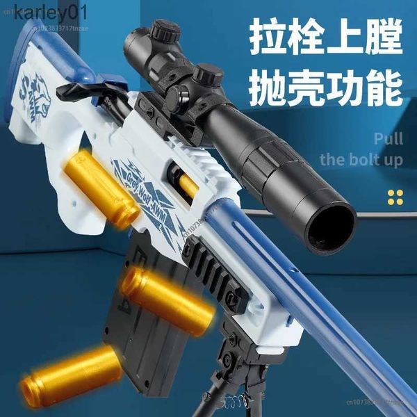 Gun Toys 2024 Ручная артиллерия Jet Soft Bullet Gun M M Sniper Rifle 98K Type Artillery Jump Boy Boy Jet Toy Gun Girt Girt Yq240413