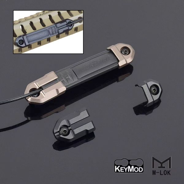 SF M600 M300 Flashlight Light Scout ST07 Switch Pad Pad Accessori Mlok Keymod Rail Funte