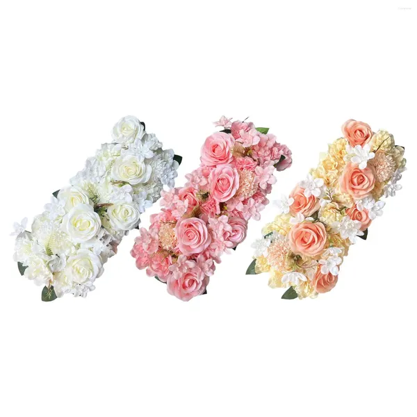 Dekorative Blumen Panel DIY Arch Blumenreihe Blumenkulisse für Babyparty -Station