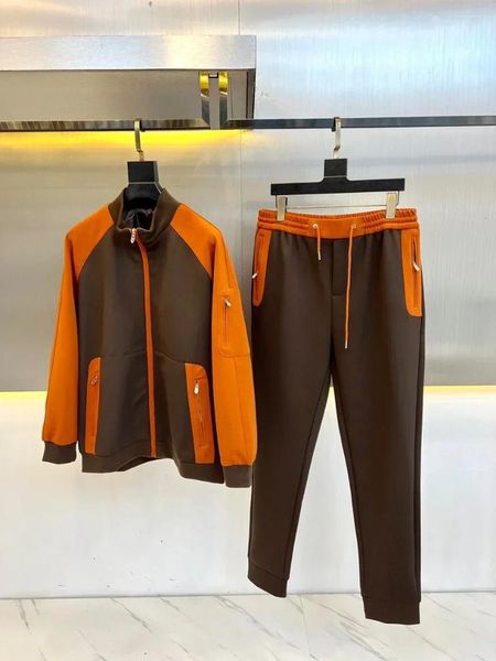 Erkek Trailsits 2024 Diku Sportswear Set Erkekler Sonbahar Kış Pamuk Spor Rahat Runfashion ve Üst düzey M-3XL