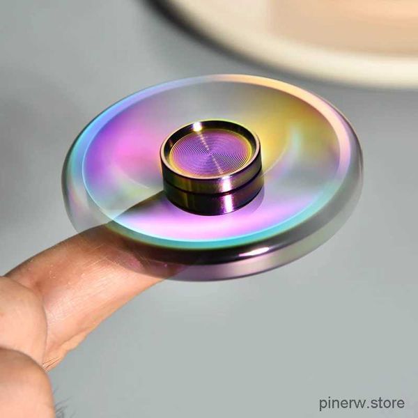 Dekompression Spielzeug Zappel Spinner Edelstahl Stressabbau Spielzeug für Angst EDC Cool Gadgets Technologie Brinquedos Para Alvio do estresse