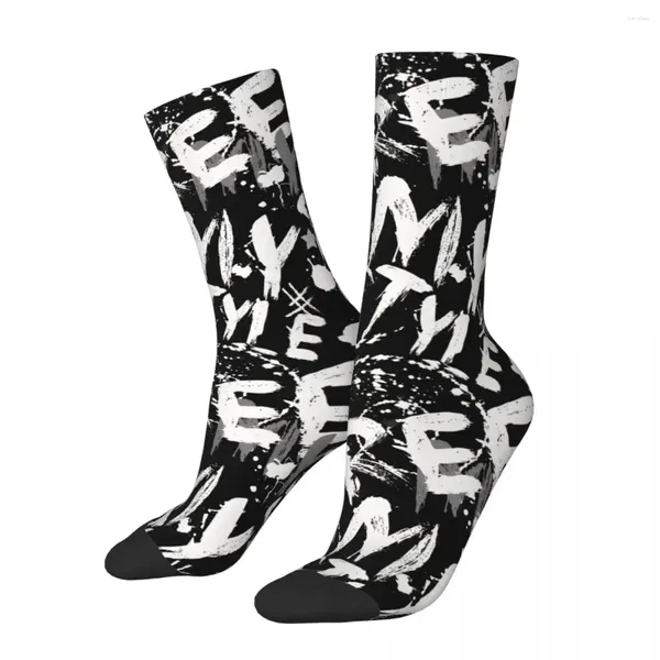 Мужские носки носки для мужчин черно -белый рисунок