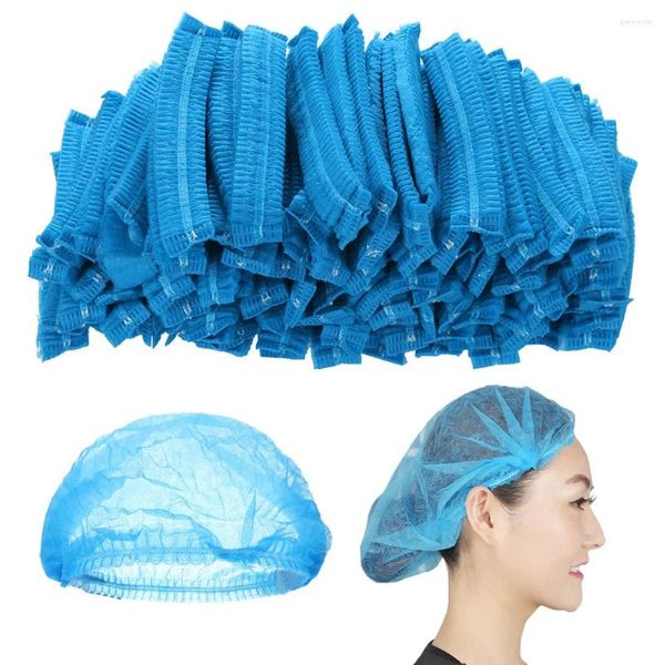 Tavol tabellini polvere di doccia usa e getta pieghettate non tessute di cappello set di capelli salone spa per donne a breve durata