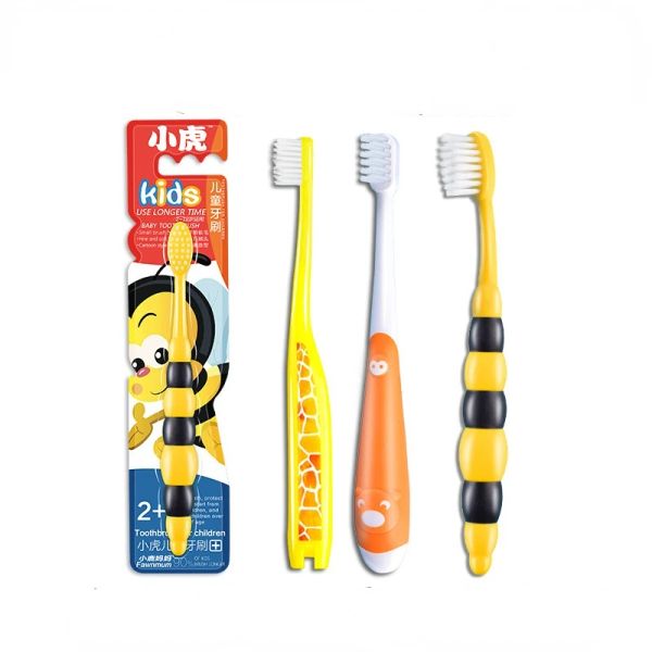 Strozzurro da denti da denti per bambini Bristle per bambini pulizia di spazzolino da denti a testa