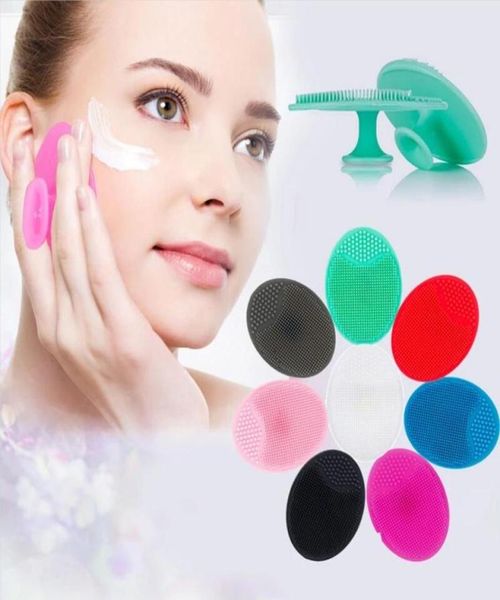 Mush Silicone Face Limpia Brush Beauty Wearth Washing Pad Esfoliando Blackhead Deep Cleaning Massage Bruncos de cuidados com o rosto de face IN1068071