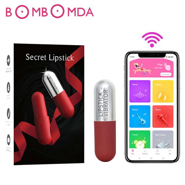 Приложение удаленные мини -пулевые вибраторы G Spot Stimulator Clitoral Sexy Toys для женщин/новичков USB Заряд 20 скоростей Сильная вибрация