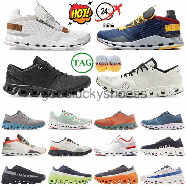 2024 con logo originale che gestisce uomini cloudwift cloudmonster cloudstratus women shoes nova mostro mostro tutto nero perla bianca marrone glacier grigio sportivo grigio da uomo