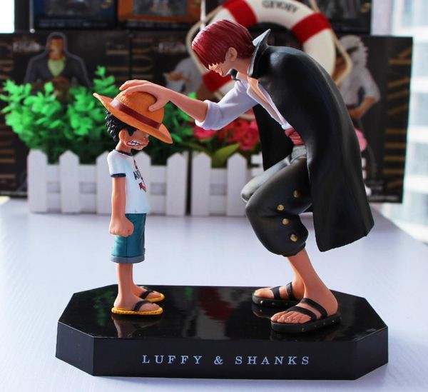 15cm Anime One Piece Four Emperadores Shanks Straw Hat Luffy PVC Ação Figura Figura Modelo Modelo Modelo Modelo Feliz 10088270475