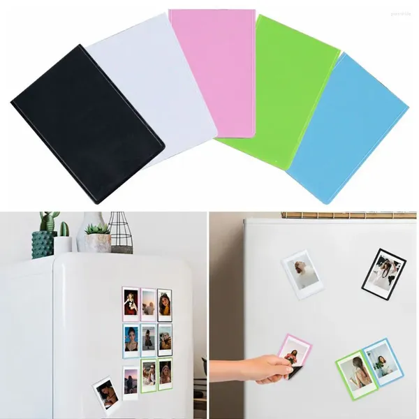 Quadros 10pcs moldura magnética Multicolor geladeira criativa refrigerador ímã de imagem DIY DIY Decoração da sala de estar