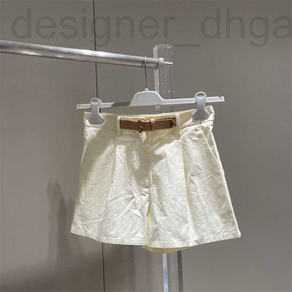 Shorts Designer femminile 2024 primavera/estate New Nanyou Belt Decorative con integrato a vita, semplice e versatile T3G5