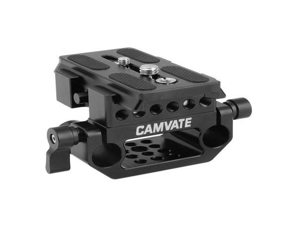 Camvate Standard Manfrotto Quick Release Labeplate Assembly с 15 -миллиметровым двойным зажимом код базового элемента C24473467306