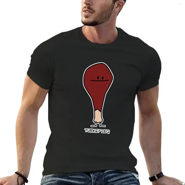 Polos maschile Happy Turchia gamba tacchino proteica t-shirt magliette magliette grafiche t-shirt di asciugatura rapida