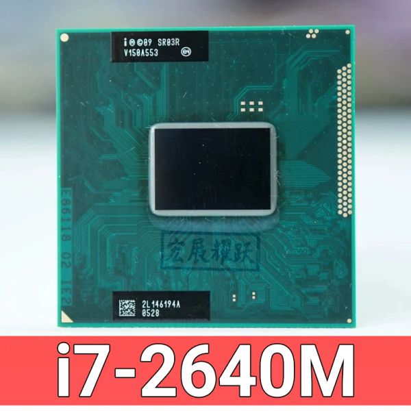 Motherboards New Core i7 2640M I72640M CPU RPGA988B SR03R 2,8GHz 4MB 35W Processador HM65 HM67
