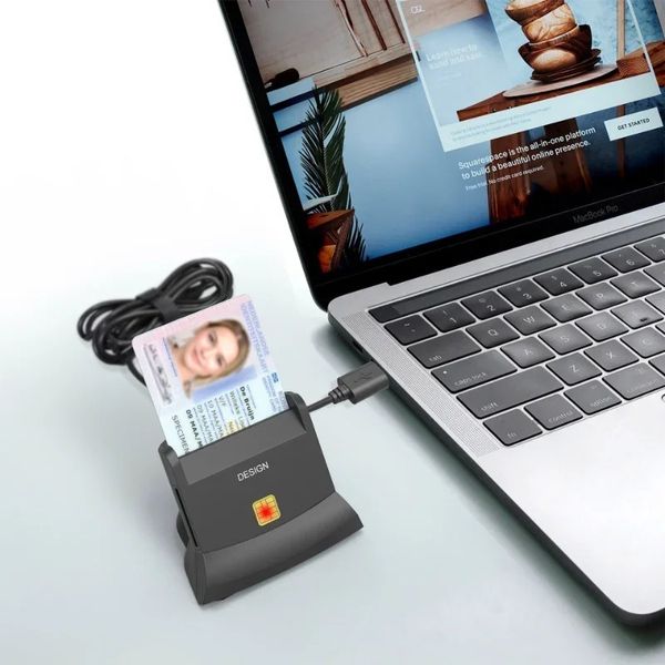 2024 Wiisdatek USB 2.0 Smart Card Reader Memory per ID Bank EMV IC CHIP Smart Card Reader/Writer 1. USB 2.0 Smart Card Reader