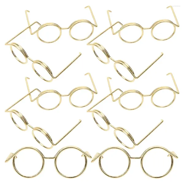 Stume da stoccaggio 10 pezzi di occhiali vestiti per occhiali Mini Accessori in miniatura