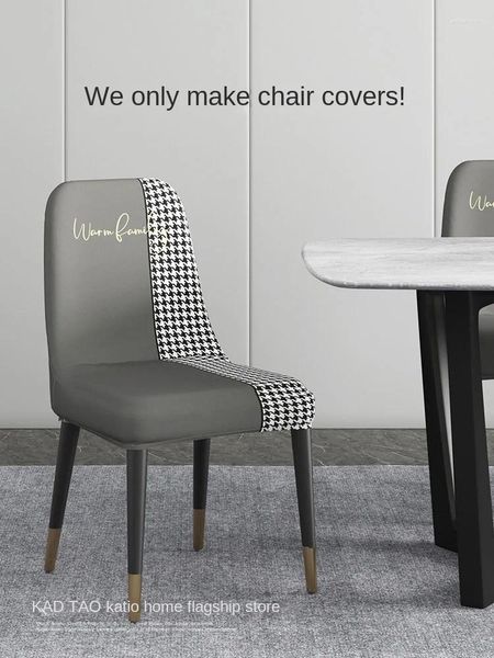 Coperture per sedie Copertura curva di lusso chiaro tavolo da pranzo elastico pacchetto completo di fascia alta generale