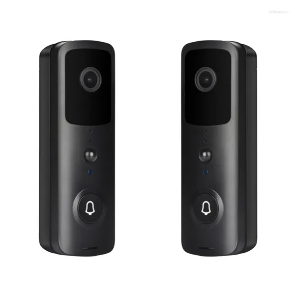 Campainhas smart hd 1080p wifi video campainha câmera de câmera visual intercom visual mira sigel sino sell segurança sem fio