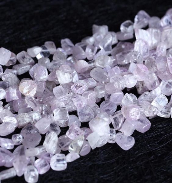 Sconto intero naturale naturale genuino viola rosa kunzite spodumene pepi di perle sciolte forme da 810mm fit gioielli 16quot 053453750554