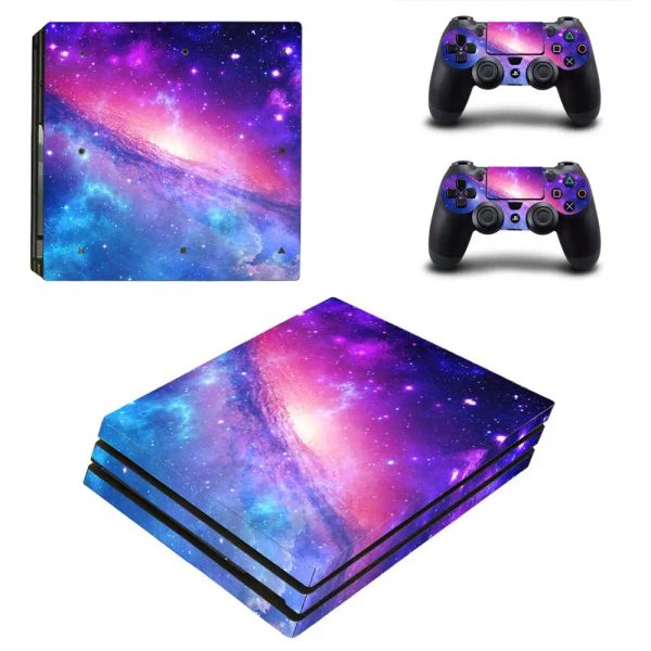 Adesivi stellari di cielo sky ps4 pro adesivi play stazione 4 decalcomanie adesivi per la pelle per playstation 4 ps4 pro console controller skins vinile