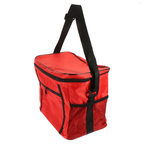 Porta stotine di stoviglie grande picnic ad alta capacità manici di consegna pasto kit resistente pranzo pratico conservazione fresca portatile