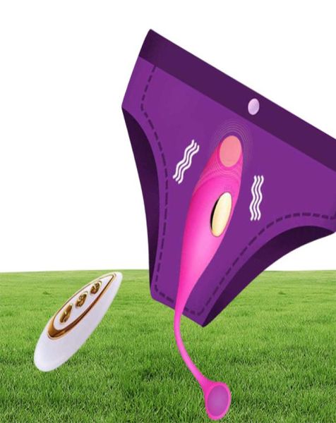 Panties Wireless Fernsemote Vibrator Control Vibration Ei Wearable Dildo G Spot Clitoris Stimulator Anal Vagina Spielzeug für Frauen Q06023877181