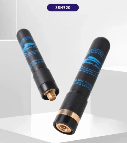 Aksesuarlar SRH920 UV Çift Bantlı El Anten, HF Kısa Anten 7cm Walkie Talkie Anten, SMA Erkek/Kadın